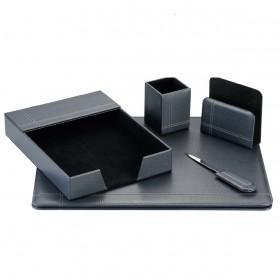 73－DSCD5 5 pcs synthetic leather desk set